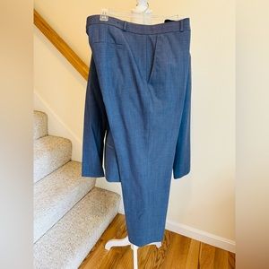 Banana Republic Ryan suit pants, blue-gray, fully lined with pockets. Size 12.
